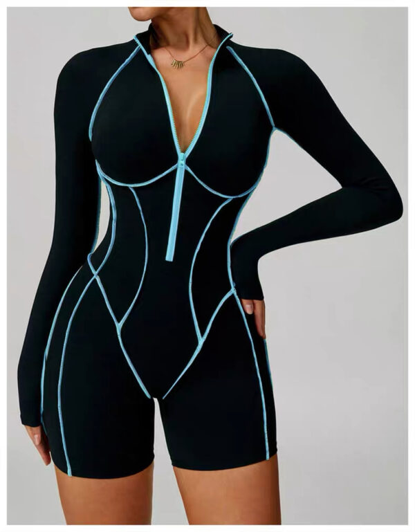 combinaison short neon edge bodysuit