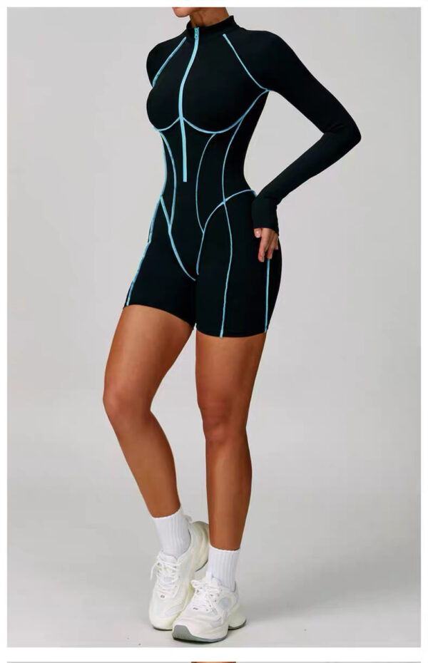 combinaison short neon edge bodysuit