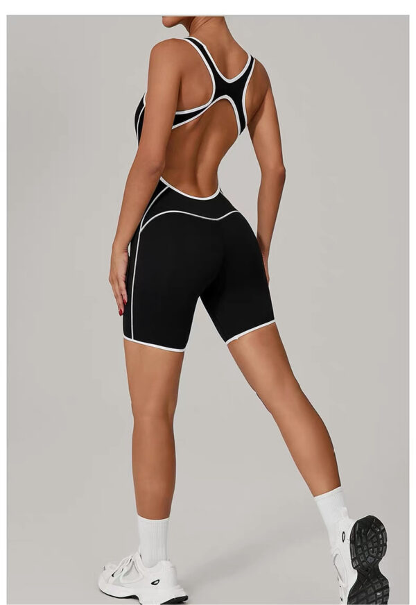 combinaison short sculptbody dos nu