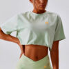 crop top oversize yogagym
