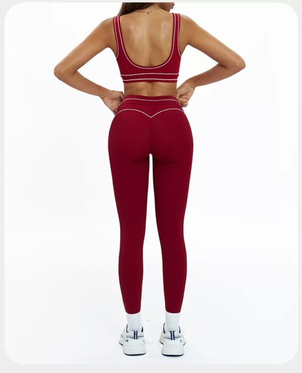 set 2 pcs legging and crop premium yoga