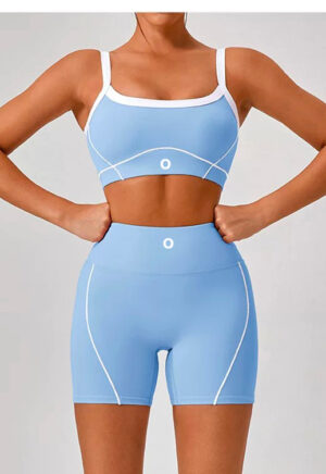 set 2 pcs crop et short pretty miss